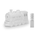 Enchanting Christmas Train Humidifier & Aromatherapy Diffuser - 300ml Jellyfish Mist, LED Night Light & Remote Control for Home & Bedroom Gift