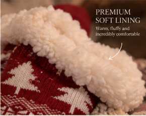 The Winter Warmers — Luxury Lamb Wool Christmas Socks🤍🎄
