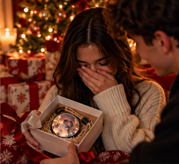 The Memory Ornament — 3D Video Crystal Ball. 🎄🔮❤️