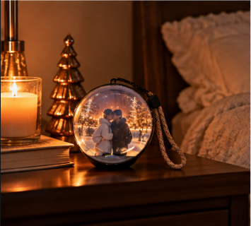 The Memory Ornament — 3D Video Crystal Ball. 🎄🔮❤️