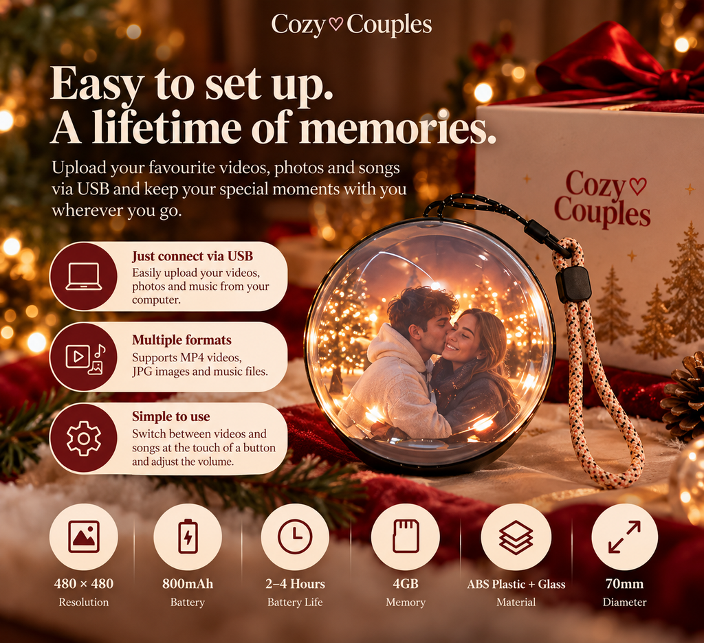 The Memory Ornament — 3D Video Crystal Ball. 🎄🔮❤️