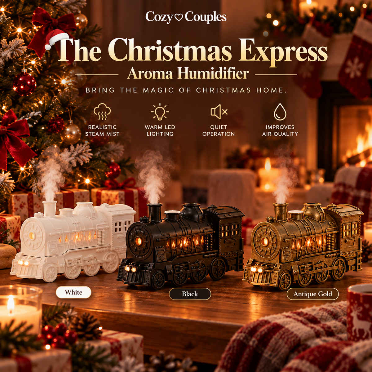 The Christmas Express — Cozy Aroma Humidifier