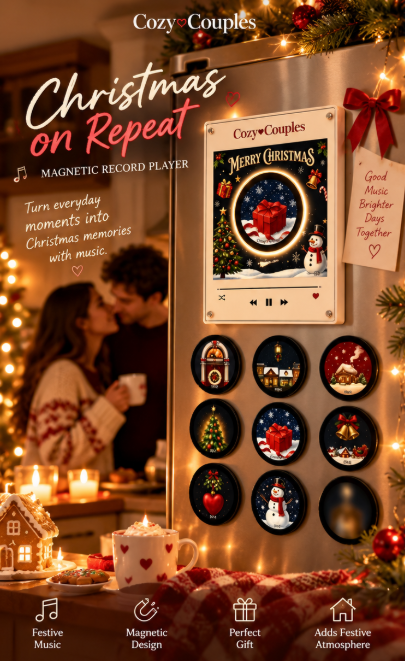 The Christmas Jukebox — Magnetic Music Player 🎄🎶
