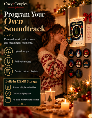 The Christmas Jukebox — Magnetic Music Player 🎄🎶