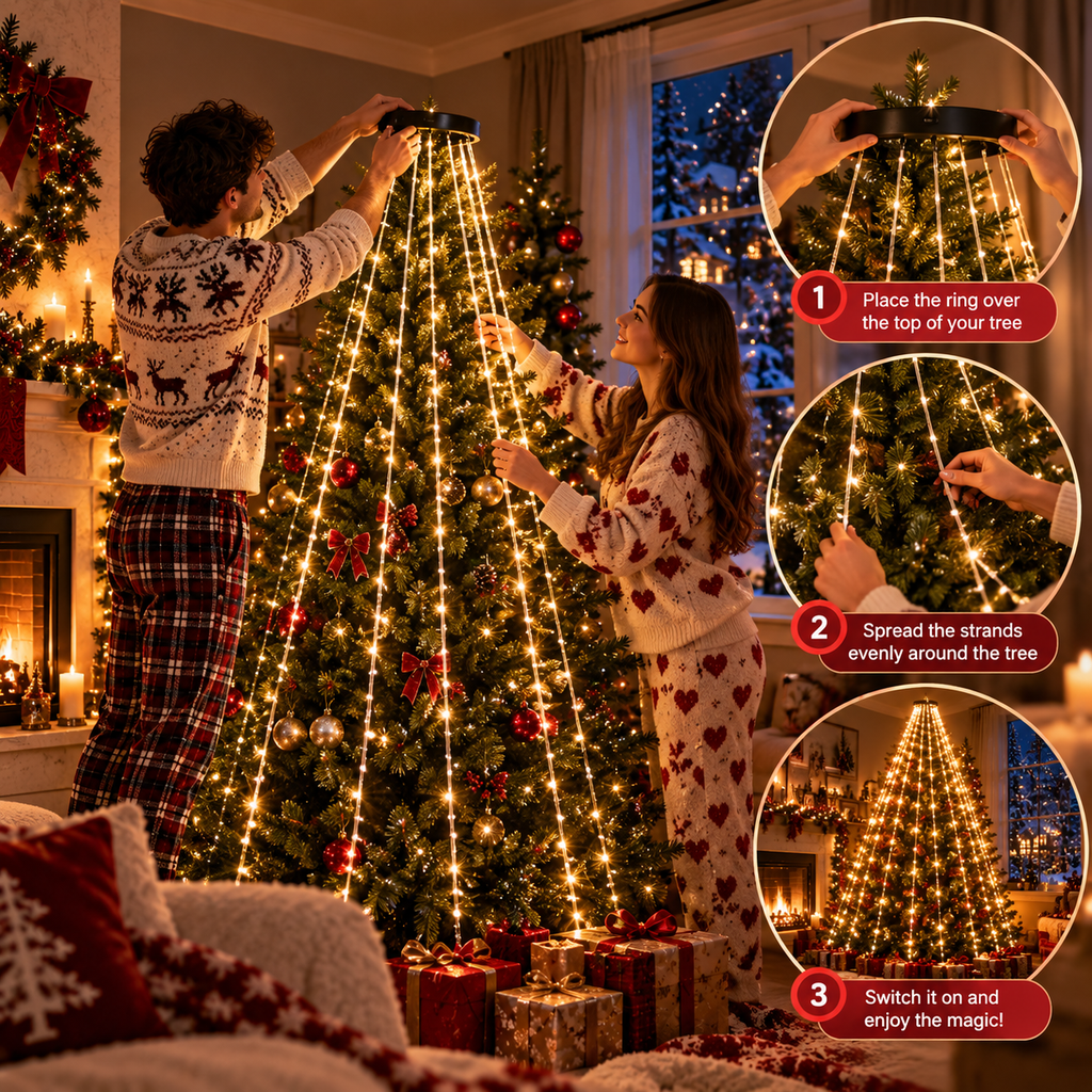 The Magic Tree — Animated LED Christmas Lights 🎄✨
